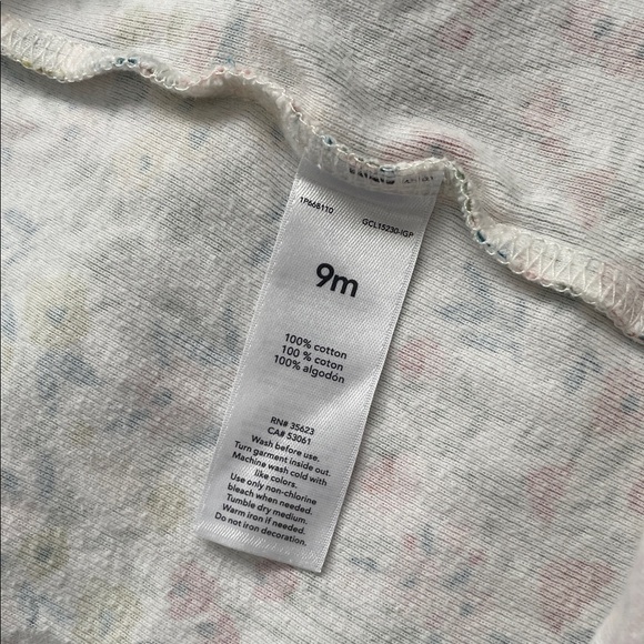 Carter's Pink, White, and Patterned Footies - Picture 3 of 8